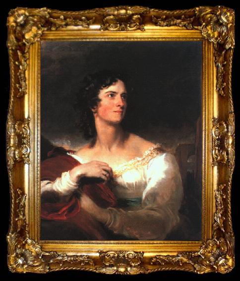 framed   Sir Thomas Lawrence Miss Caroline Fry, ta009-2